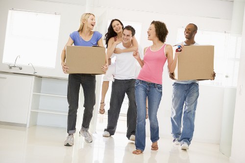 Removal team preparing a home move in Petts Wood