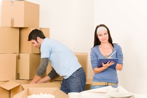 Careful packing and loading for a house removal